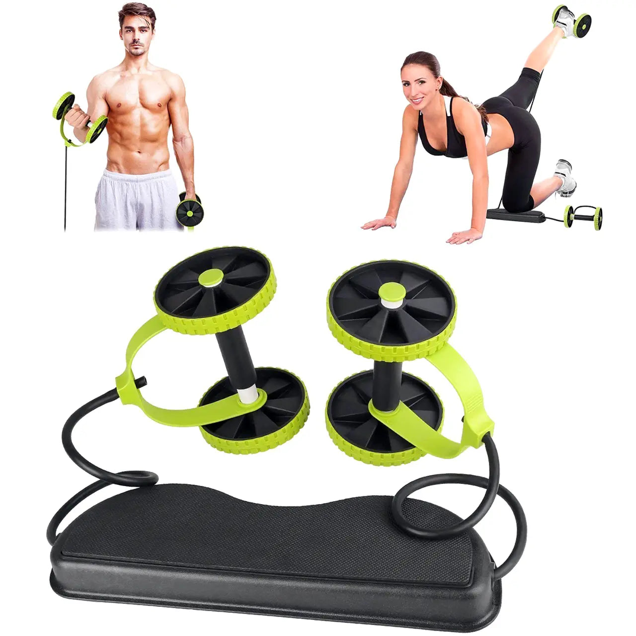 Maquina ejercicios abdominal con banda elástica