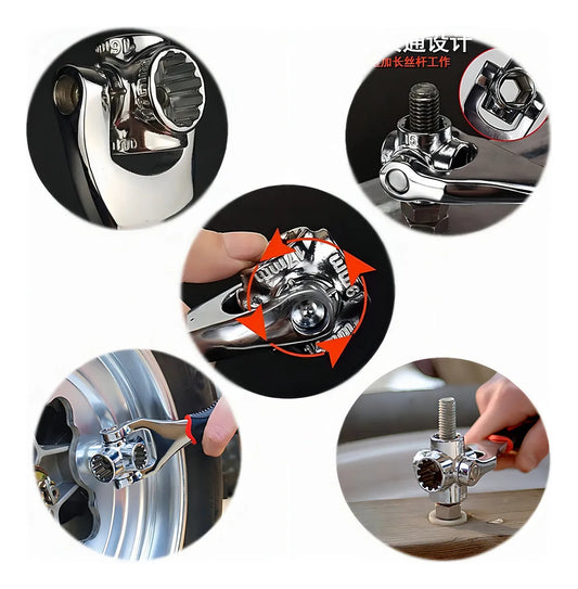 Llave de Auto Multifuncional 8 en 1