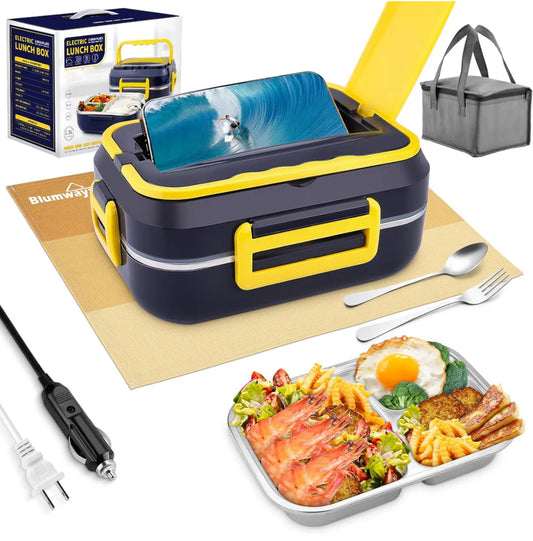 Lonchera Eléctrica Portátil Acero inoxidable