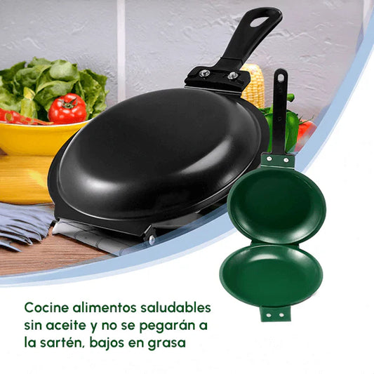 Sartén Doble Antiadherente Para Tortilla