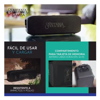 Santana Samba Parlante Bluetooth 5.1