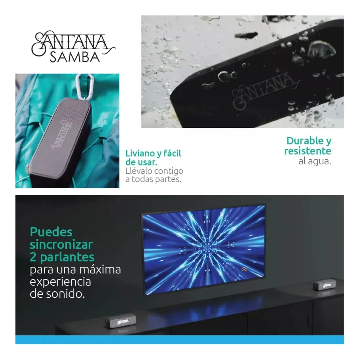 Santana Samba Parlante Bluetooth 5.1