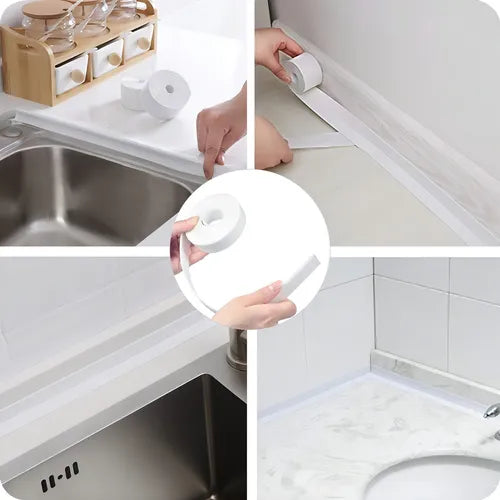 Cinta Adhesiva Impermeable para Baño y Cocina 3 Mts
