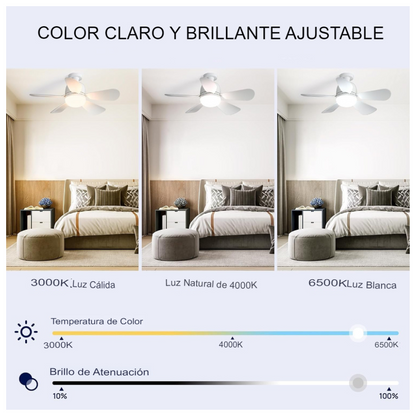 Ventilux™, Ampolleta LED + Ventilador de Techo