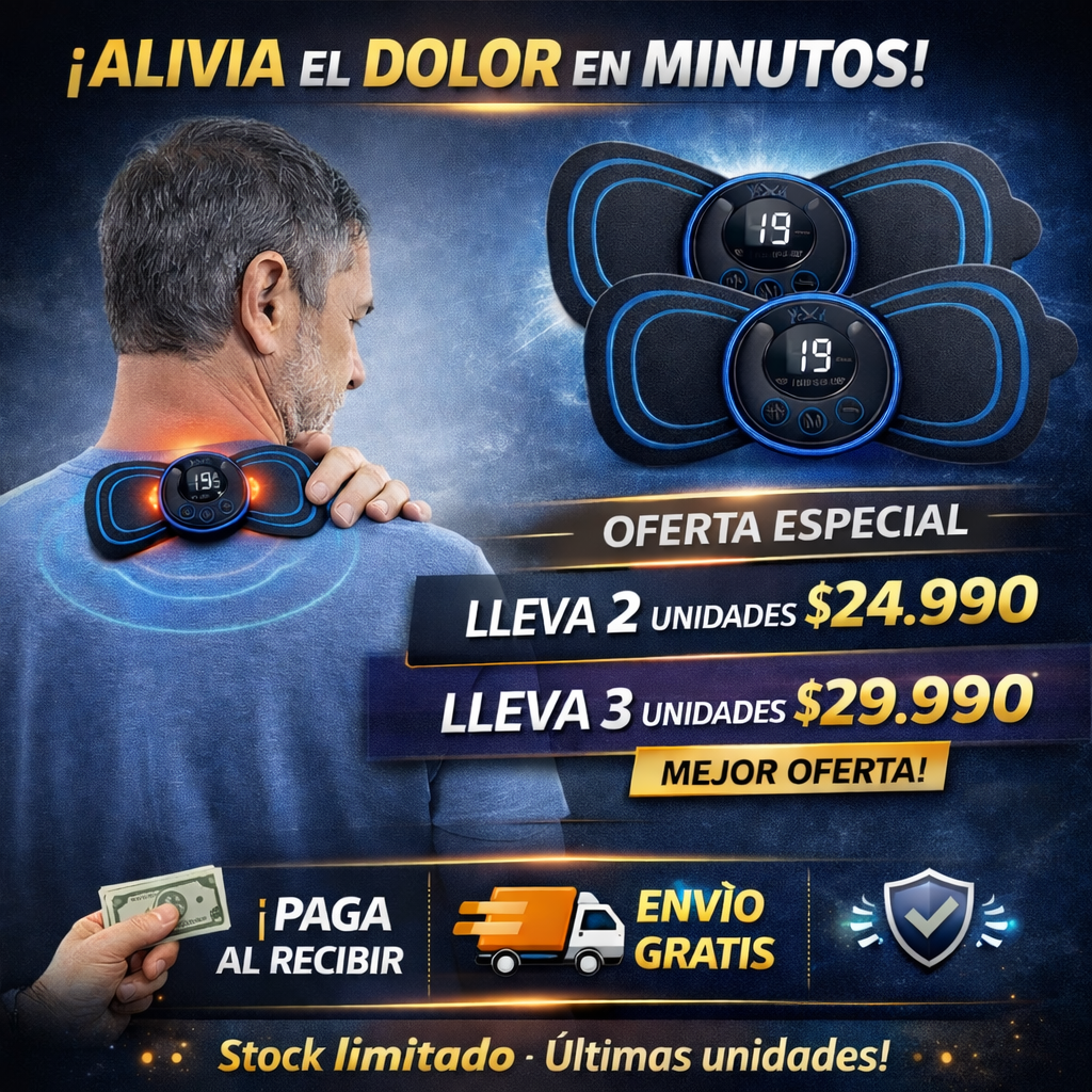 RelaxOne™, Masajeador para Aliviar el Dolor de Cuello, Espalda y Músculos