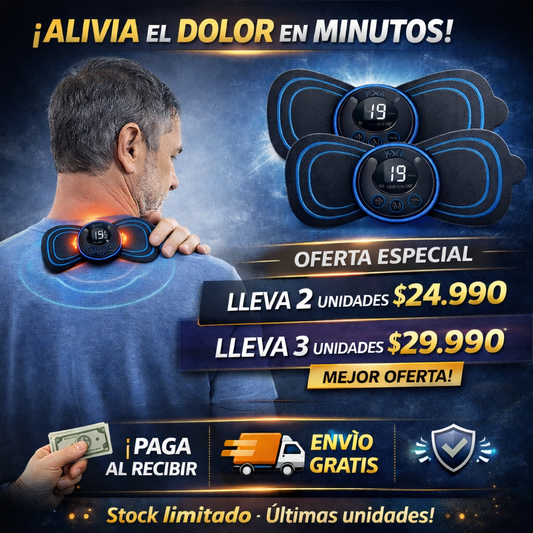 RelaxOne™, Masajeador para Aliviar el Dolor de Cuello, Espalda y Músculos