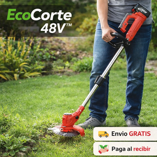 EcoCorte 48V, corta Cesped Inalámbrica + 2 baterías + accesorios
