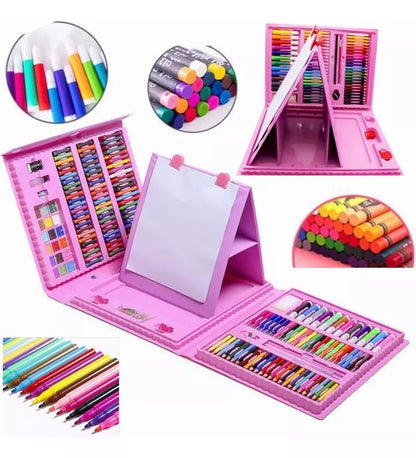 208 Piezas De Arte Para Niños, Kit Set De Dibujo