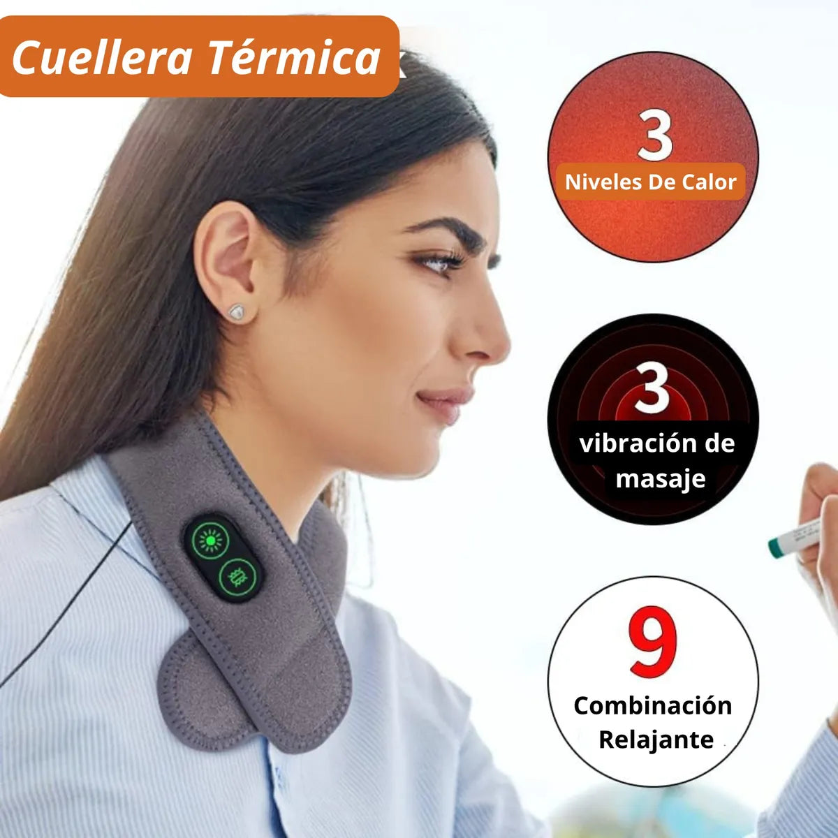 🔥 ThermoRelax Pro – Alivio Térmico para Cuello y Hombros en Minutos