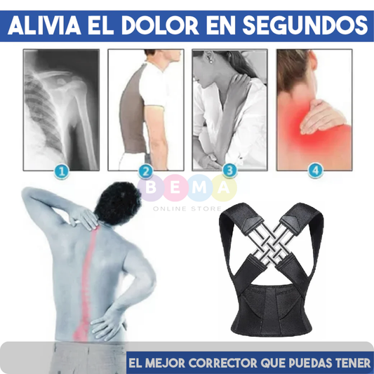 Mantén tu Espalda Recta con el Corrector de Postura