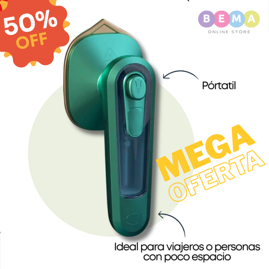 🔥 Plancha Portátil 2 en 1 “MiniJet” — Rápida, Segura y Ligera