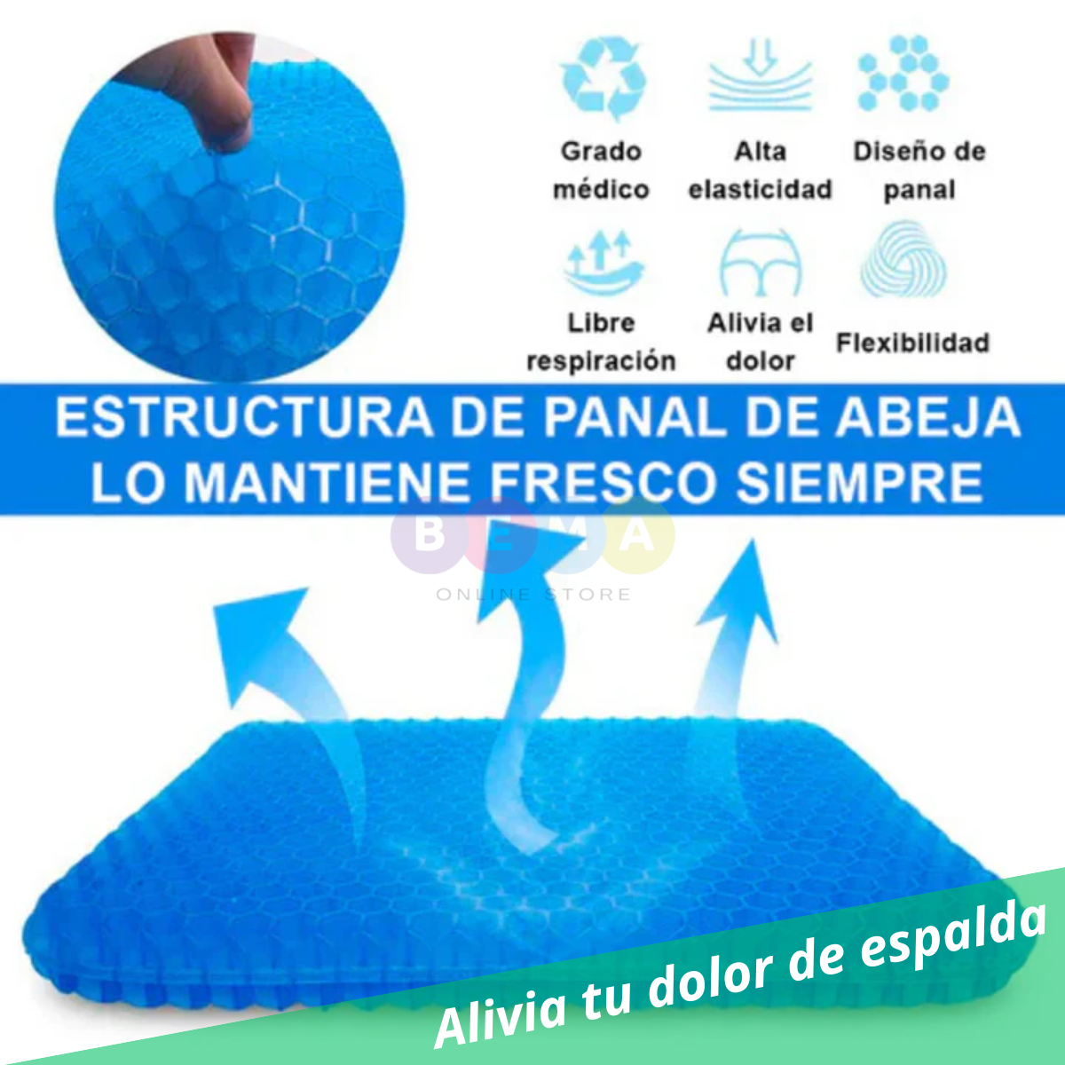 ¡Descubre el Cojín en Gel para Sillas!
