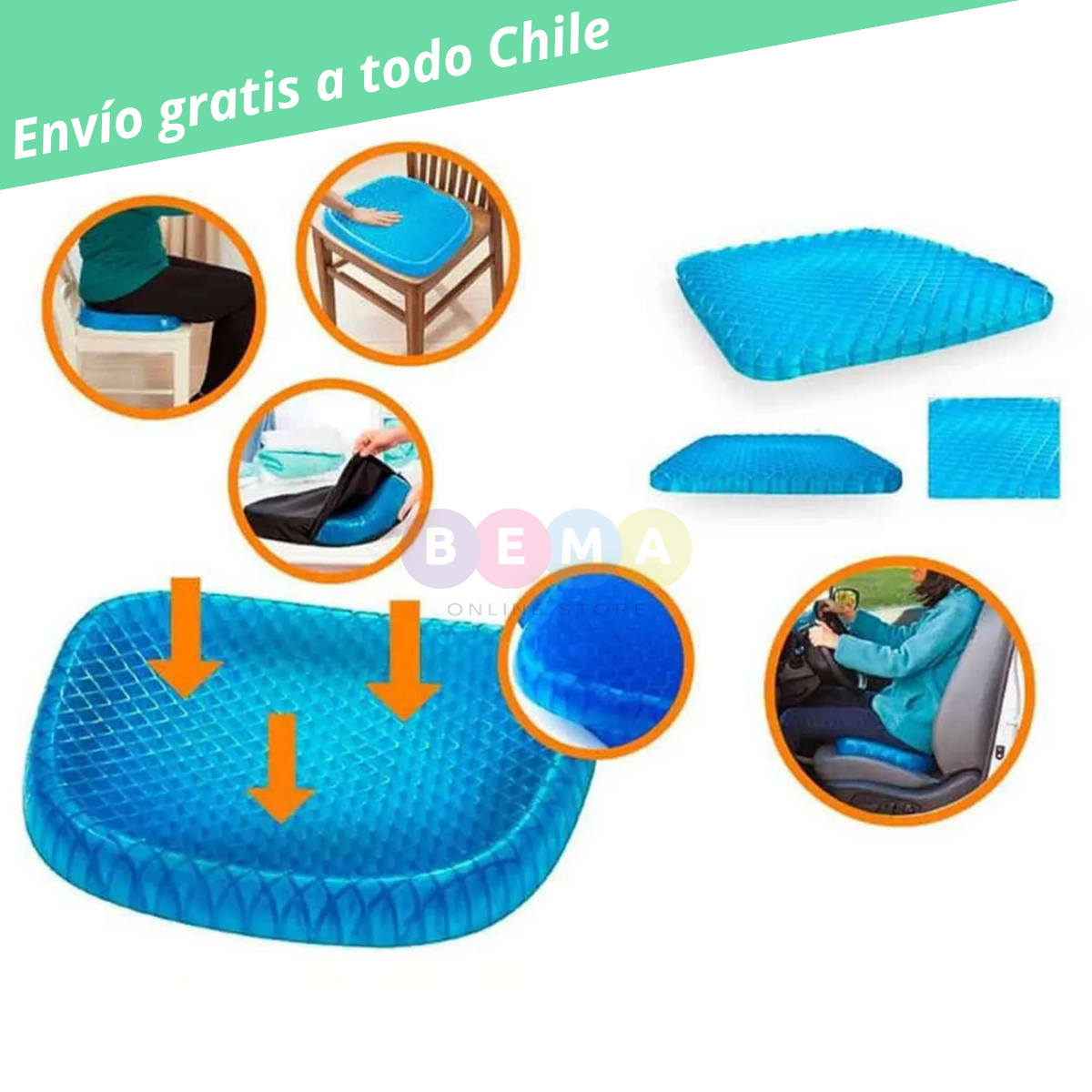 ¡Descubre el Cojín en Gel para Sillas!