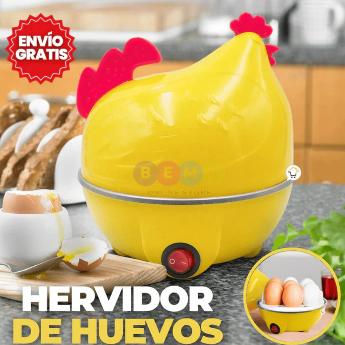 ¡La manera más fácil y práctica de cocinar huevos perfectos!