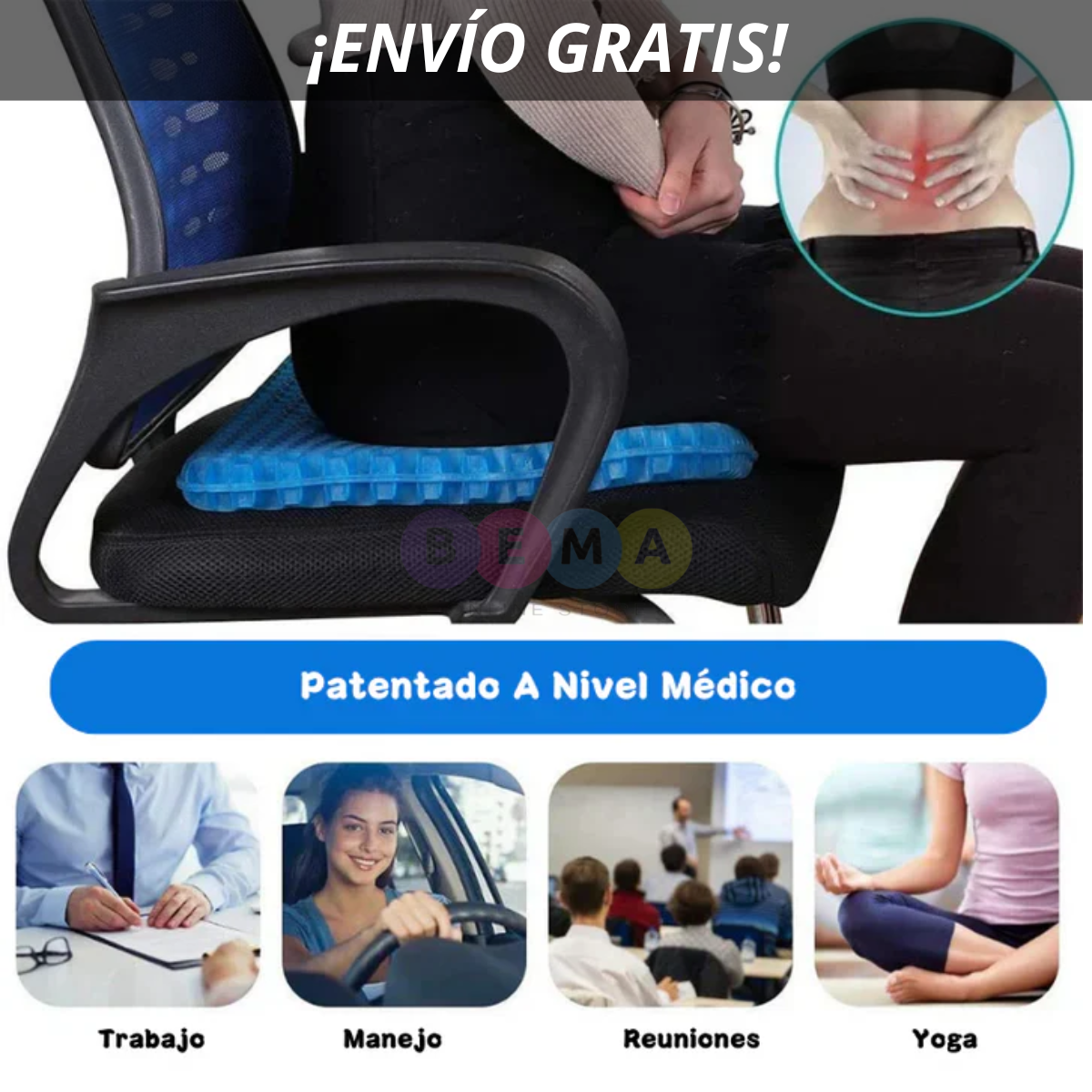 ¡Descubre el Cojín en Gel para Sillas!