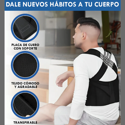 Mantén tu Espalda Recta con el Corrector de Postura