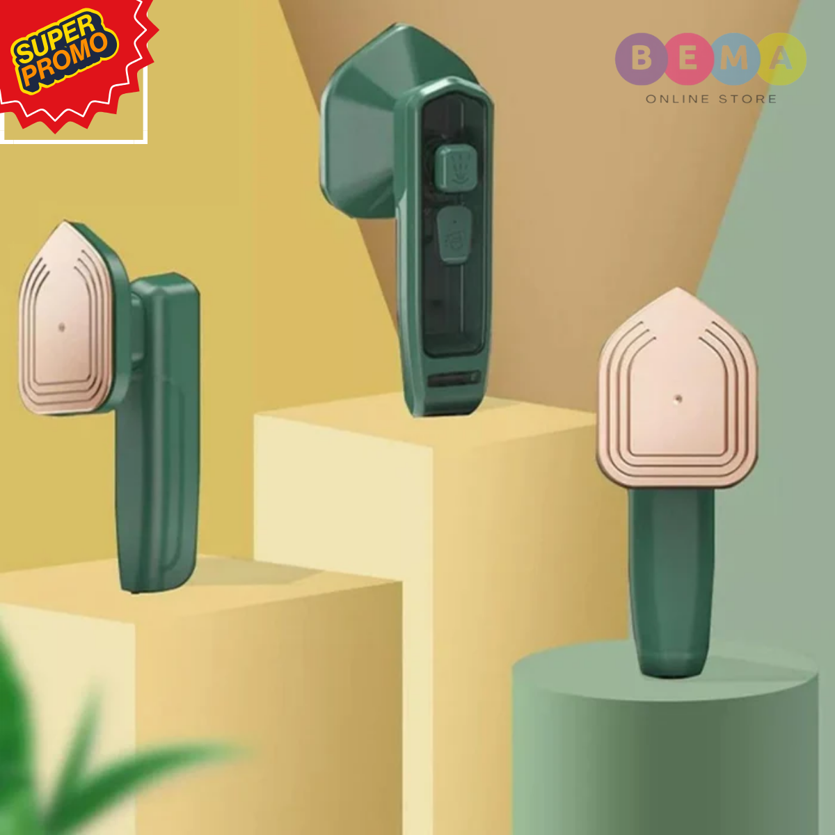 🔥 Plancha Portátil 2 en 1 “MiniJet” — Rápida, Segura y Ligera