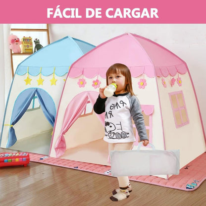 Tienda de campaña para niños 3 ventanas
